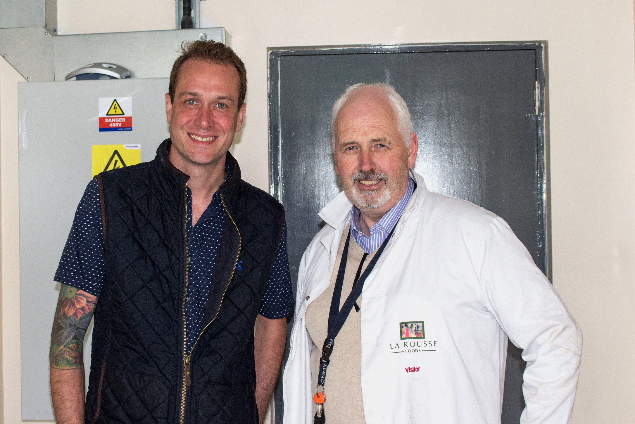 Tom Rouchouze Suesey Street visits the La Rousse dry ageing chamber - Suesey Street