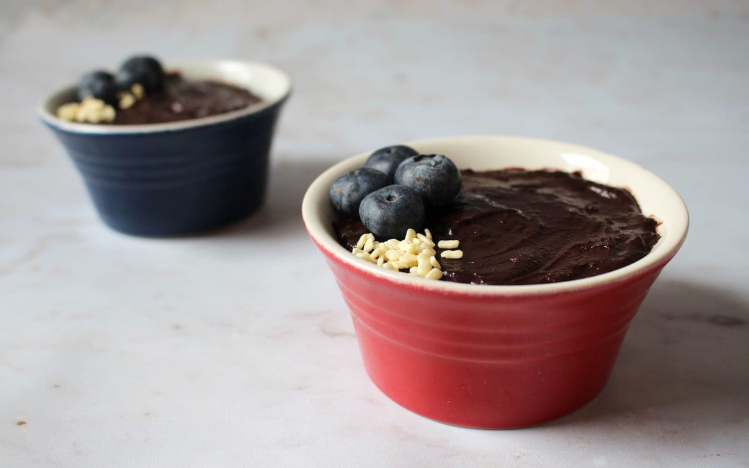 Chocolate Avocado mousse without meringue, Suesey Street