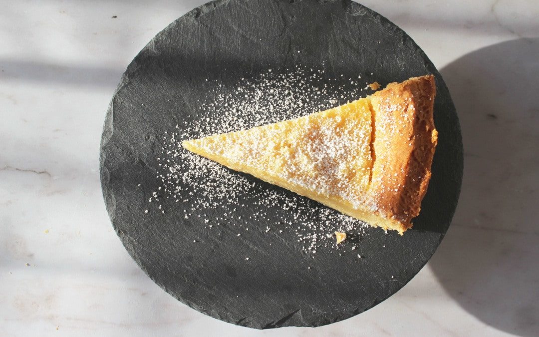 Lemon tart slice, Suesey Street, Cathal's lemon tart