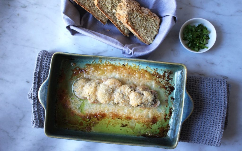 oven roasted prawns, Suesey Street, soda bread