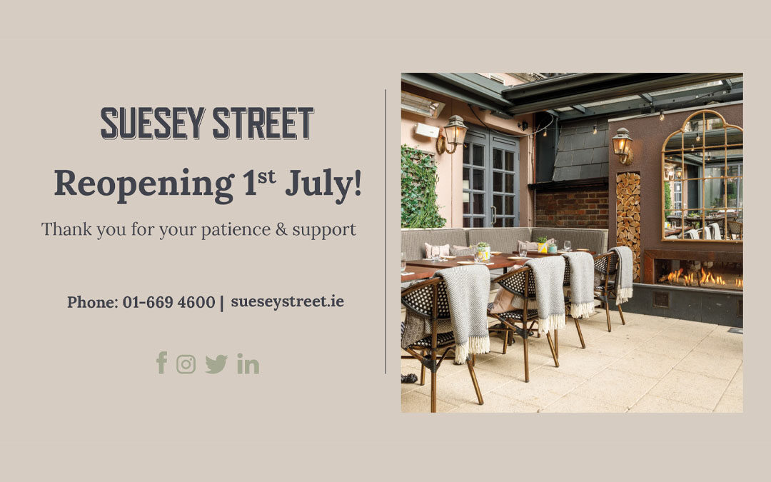 Suesey Street reopening, reopening FAQ's