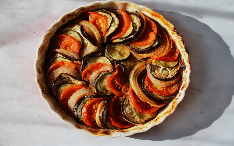 Suesey Street Rataouille baked in dish