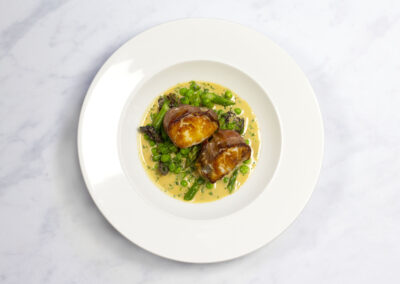 monkfish, suesey street, iberico ham