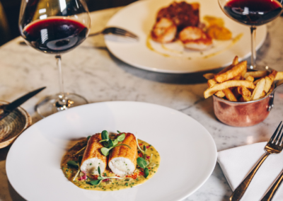 scallops, fish, restaurant, dublin, dining